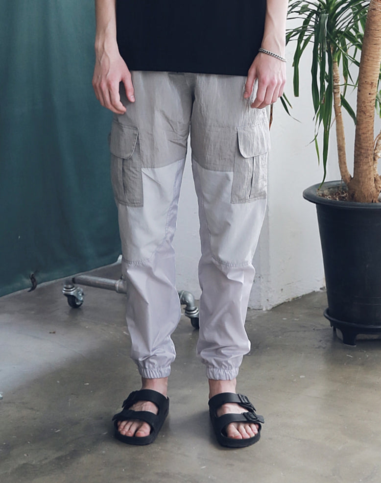 マスノウン(MASSNOUN) 3RD SECTION JOGGER PANTS MSNCP003-AG