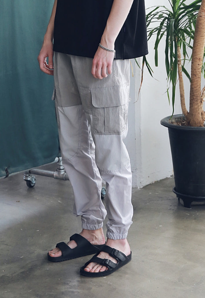マスノウン(MASSNOUN) 3RD SECTION JOGGER PANTS MSNCP003-AG