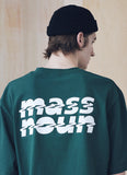 マスノウン(MASSNOUN) SL LOGO ZIGZAG OVERSIZED T-SHIRTS MSNTS004-GN