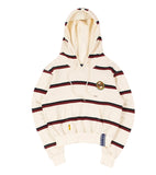 ロマンティッククラウン(ROMANTIC CROWN) GNAC STRIPE HOOD_OATMEAL