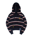 ロマンティッククラウン(ROMANTIC CROWN) GNAC STRIPE HOOD_NAVY