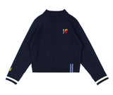 ロマンティッククラウン(ROMANTIC CROWN) UNLOCK YOUR MIND KNIT_NAVY