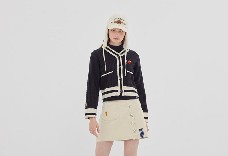 ロマンティッククラウン(ROMANTIC CROWN)UNLOCK YOUR MIND CARDIGAN_NAVY