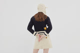 ロマンティッククラウン(ROMANTIC CROWN)UNLOCK YOUR MIND CARDIGAN_NAVY