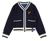 ロマンティッククラウン(ROMANTIC CROWN)UNLOCK YOUR MIND CARDIGAN_NAVY