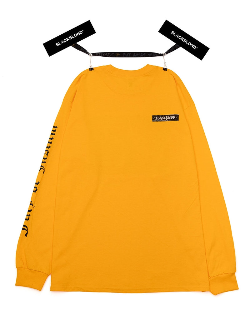 ブラックブロンド(BLACKBLOND) BBD Justitia Long Sleeve Tee (Yellow)