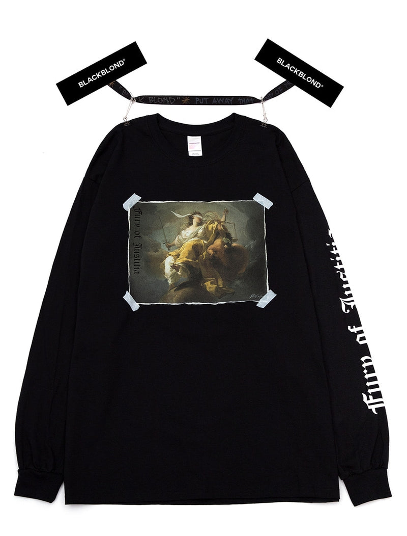 ブラックブロンド(BLACKBLOND) BBD Justitia Long Sleeve Tee (Black)