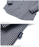 ダブルユーブイプロジェクト(WV PROJECT) PANO STRIPE SHIRTS BLACK SYLS7309