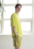 マスノウン(MASSNOUN) HOT-LINE OVERSIZED T-SHIRTS MSNTS008-LG