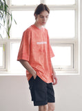 マスノウン(MASSNOUN) SL LOGO TIE-DYE OVERSIZED T-SHIRTS MSNTS009-CR