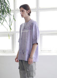 マスノウン(MASSNOUN) SL LOGO TIE-DYE OVERSIZED T-SHIRTS MSNTS009-PP