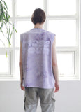 マスノウン(MASSNOUN) SL LOGO TIE-DYE OVERSIZED SLEEVELESS MSNSV002-PP