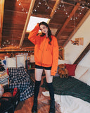 ダブルユーブイプロジェクト(WV PROJECT) VEINING ZIP-UP ORANGE MJHD7307