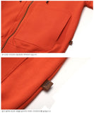 ダブルユーブイプロジェクト(WV PROJECT) VEINING ZIP-UP ORANGE MJHD7307