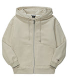 ダブルユーブイプロジェクト(WV PROJECT) VEINING ZIP-UP LIGHTBEIGE MJHD7307