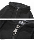 ダブルユーブイプロジェクト(WV PROJECT) VEINING ZIP-UP BLACK MJHD7307