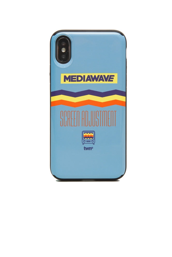 ティーダブリューエヌ(TWN) SCREEN POCKET PHONE CASE (Blue grey)