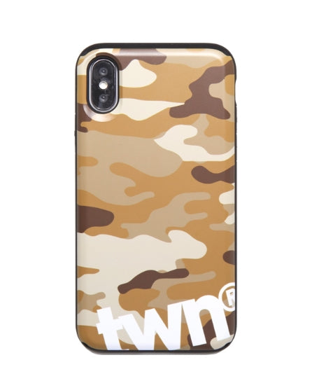 ティーダブリューエヌ(TWN) CAMO WAVE PHONE CASE (Beige)
