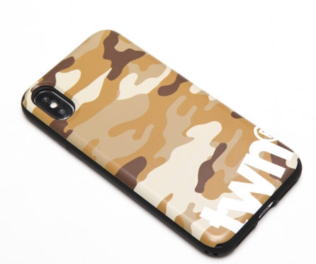 ティーダブリューエヌ(TWN) CAMO WAVE PHONE CASE (Beige)