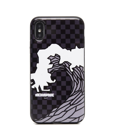 ティーダブリューエヌ(TWN) POLYGON WAVE PHONE CASE (Black)