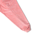 ステレオバイナルズ(Stereo Vinyls)  [FW19 Pink Panther] Velour Raglan Sweatshirts(Pink)