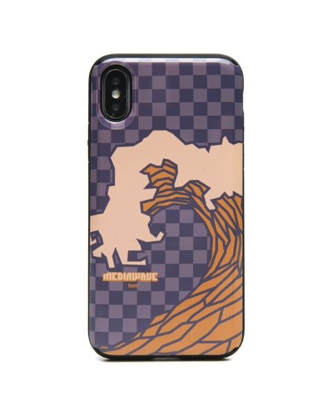 ティーダブリューエヌ(TWN) POLYGON WAVE PHONE CASE (Dark grey)