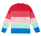 ステレオバイナルズ(Stereo Vinyls) [FW19 Pink Panther] Stripe Knit (Pink)