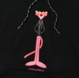 ステレオバイナルズ(Stereo Vinyls)  [FW19 Pink Panther] Standing PP Hoodie(Black)