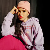 ステレオバイナルズ(Stereo Vinyls) [FW19 Pink Panther] PP Hotfix Hoodie(Lavender)