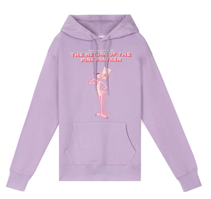ステレオバイナルズ(Stereo Vinyls) [FW19 Pink Panther] PP Hotfix Hoodie(Lavender)