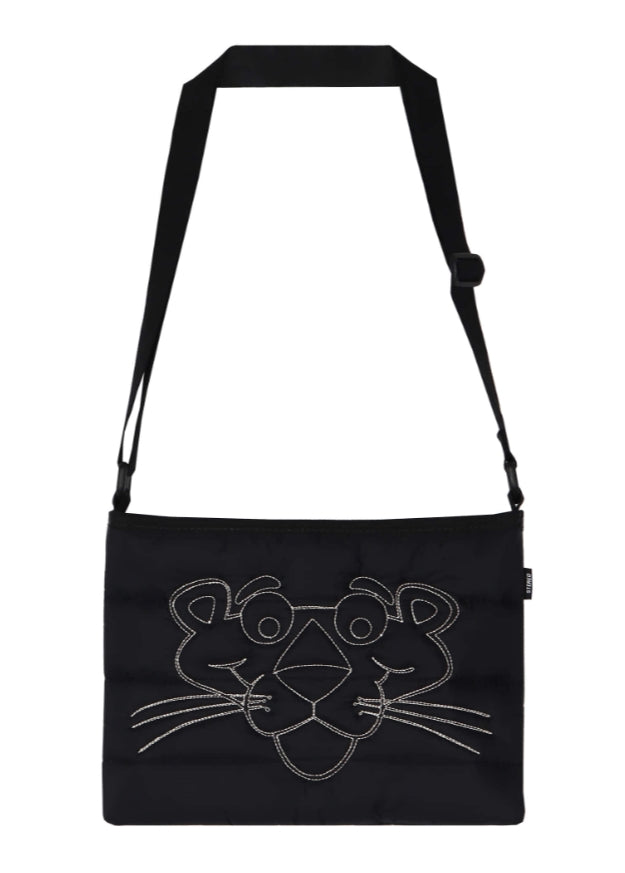 ステレオバイナルズ(Stereo Vinyls) [FW19 Pink Panther] PP Face Padding Bag(Black)