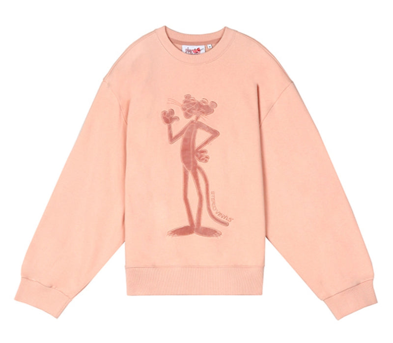 ステレオバイナルズ(Stereo Vinyls)[FW19 Pink Panther] Mono PP Sweatshirts(Pink)