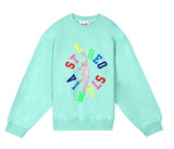 ステレオバイナルズ(Stereo Vinyls) [FW19 Pink Panther] Jumping PP Sweatshirts(Mint)