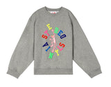 ステレオバイナルズ(Stereo Vinyls) [FW19 Pink Panther] Jumping PP Sweatshirts(Melange Grey)