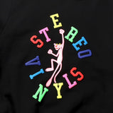 ステレオバイナルズ(Stereo Vinyls) [FW19 Pink Panther] Jumping PP Sweatshirts(Black)