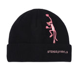 ステレオバイナルズ(Stereo Vinyls)[FW19 Pink Panther] Jumping PP Beanie(Black)