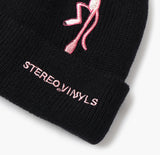 ステレオバイナルズ(Stereo Vinyls)[FW19 Pink Panther] Jumping PP Beanie(Black)