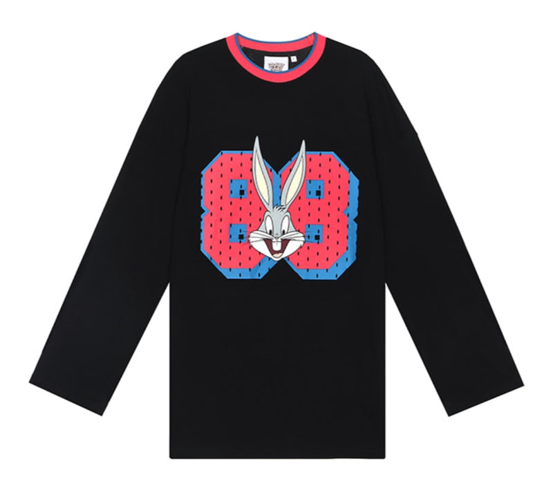 ステレオバイナルズ(Stereo Vinyls) [FW19 Looney Tunes] 88 Bunny Long Sleeve(Black)