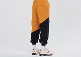 ロマンティッククラウン(ROMANTIC CROWN) COLOR BLOCK LOGO SWEAT PANTS_YELLOW