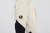 ロマンティッククラウン(ROMANTIC CROWN) COLOR BLOCK LOGO SWEAT PANTS_OATMEAL