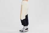 ロマンティッククラウン(ROMANTIC CROWN) COLOR BLOCK LOGO SWEAT PANTS_OATMEAL