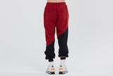 ロマンティッククラウン(ROMANTIC CROWN) COLOR BLOCK LOGO SWEAT PANTS_BURGUNDY