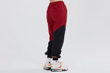 ロマンティッククラウン(ROMANTIC CROWN) COLOR BLOCK LOGO SWEAT PANTS_BURGUNDY