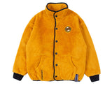 ロマンティッククラウン(ROMANTIC CROWN) BUTTON FLEECE JUMPER_YELLOW