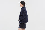 ロマンティッククラウン(ROMANTIC CROWN) BUTTON FLEECE JUMPER_NAVY