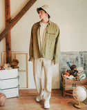 ダブルユーブイプロジェクト(WV PROJECT) WEST WIDE WORK PANTS BEIGE CJLP7318