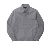 ダブルユーブイプロジェクト(WV PROJECT)WORKLOOK PIGMENT SHIRT GRAY MJLS7317