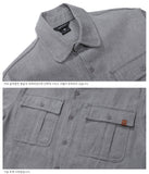 ダブルユーブイプロジェクト(WV PROJECT)WORKLOOK PIGMENT SHIRT GRAY MJLS7317