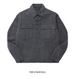 ダブルユーブイプロジェクト(WV PROJECT)WORKLOOK PIGMENT SHIRT CHARCOAL MJLS7317