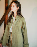 ダブルユーブイプロジェクト(WV PROJECT)WORKLOOK PIGMENT SHIRT OLIVE MJLS7317